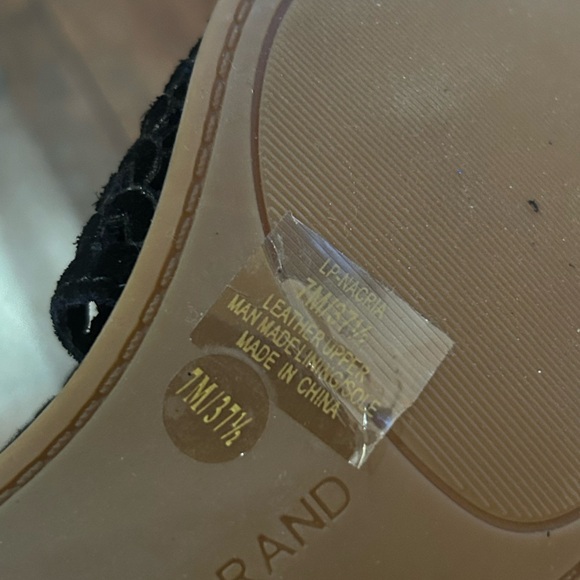 Womens Lucky Brand BLACK Nacria Bootie Sandals Open Toe Size 7M - Picture 10 of 11